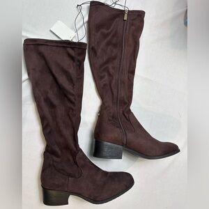 Kenneth Cole Dark Brown Suede Boots